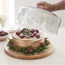 Christmas Board with Cloche