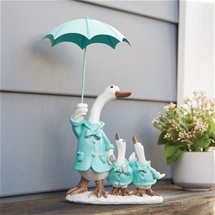 Duck Family Figurine