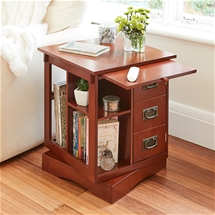 Revolving 2024 end table